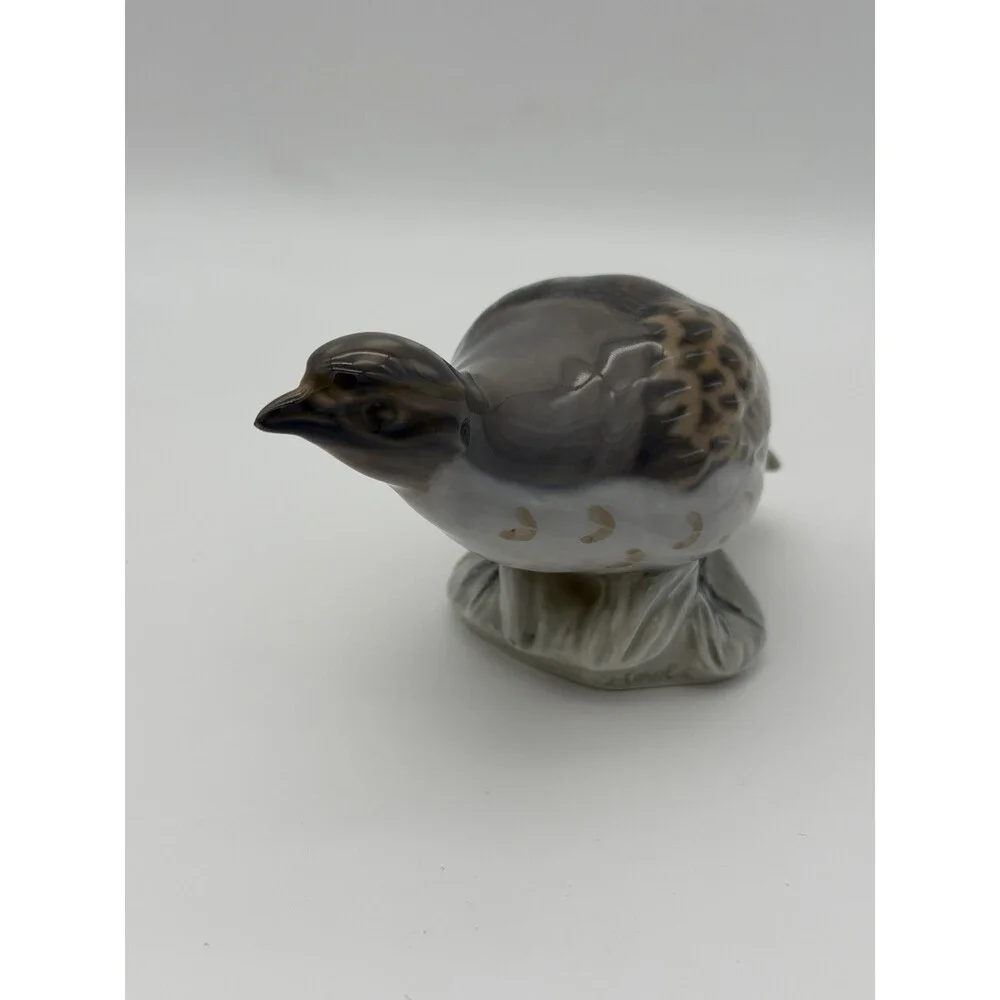 Royal Copenhagen Partridge Bird Porcelain Denmark Signed Peter Herold Figurine